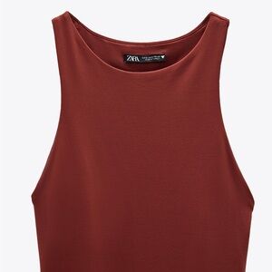 Zara Women's Sleeveless Bodysuit, Size L